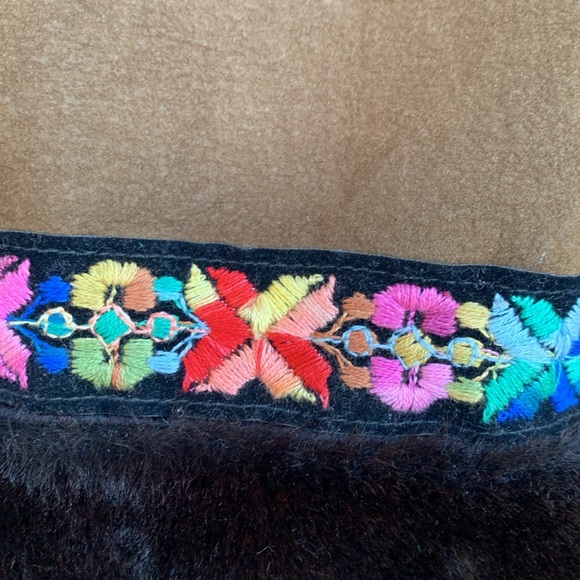 VTG 70’s Bohemian Penny Lane Style Faux Fur Faux Suede Coat -  - Union Label - Picture 4 of 16